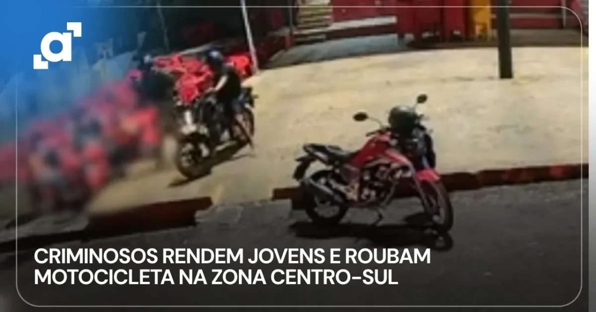 Assalto em Manaus: criminosos armados roubam moto de trabalhadores
