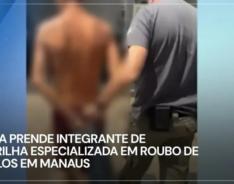 Homem é detido em Manaus por suspeita de roubo de veículos