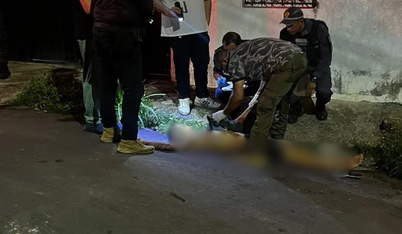 Jovem é assassinado a tiros na zona norte de Manaus; crime chocante