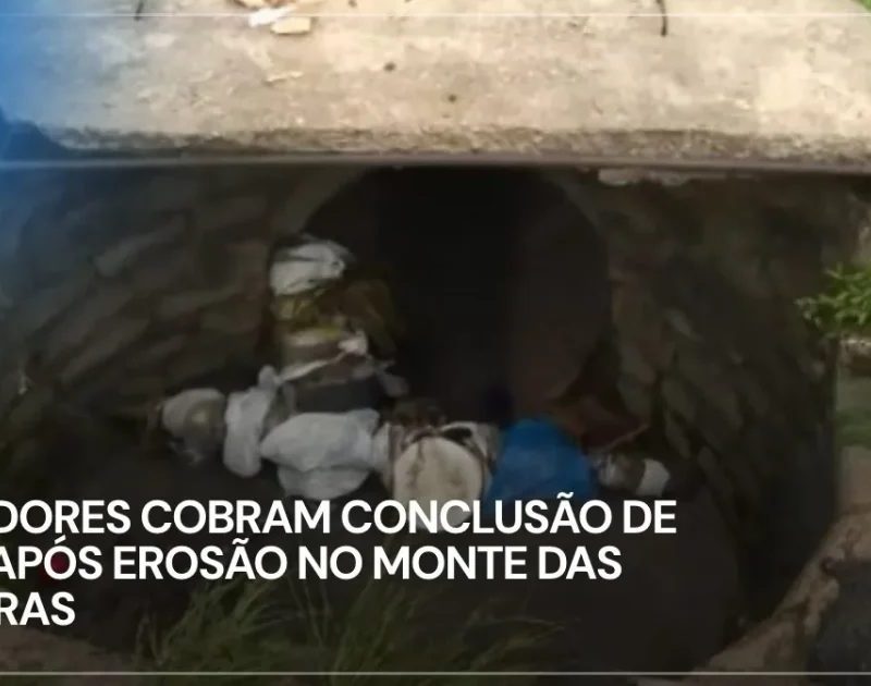 Moradores exigem finalização de obras contra erosão em Manaus