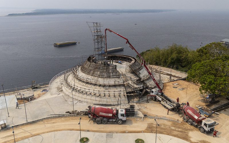 Parque Encontro das Águas avança com nova etapa das ‘asas’ de Niemeyer